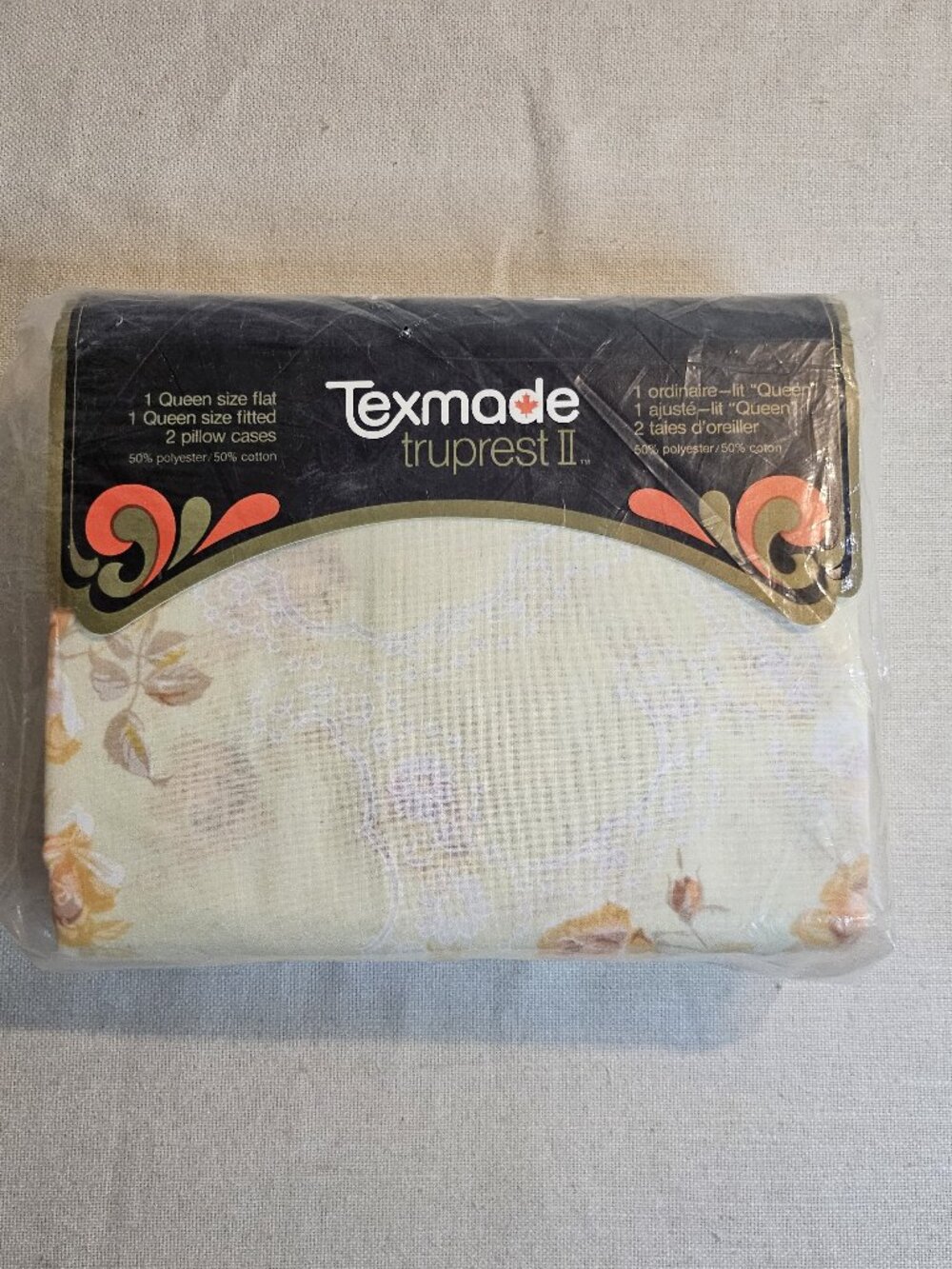 Texmade Truprest II Romance Queen Size Bed Sheet Set